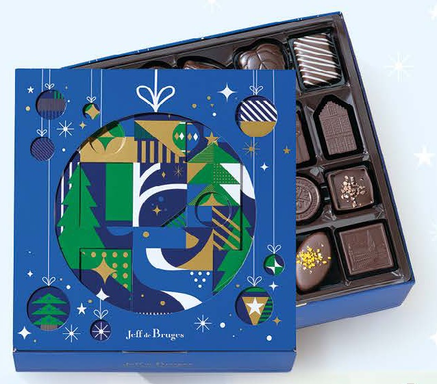 Ballotin de chocolats noirs